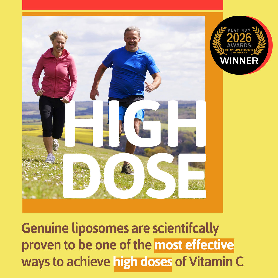 lipoC® (1200mg) Liposomal Vitamin C med Quali-C® - 90 Kapslar