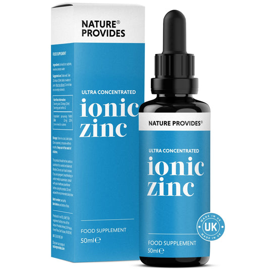 Ionic Zinc Sulphate (15mg) Ultra Concentrated Liquid Zinc - 50ml - Nature Provides